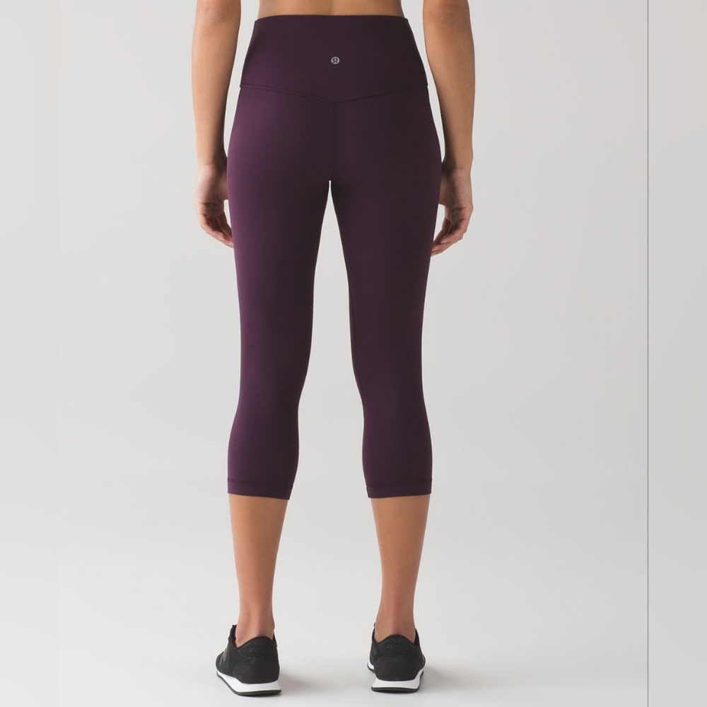 Lululemon Align Crop Black Cherry